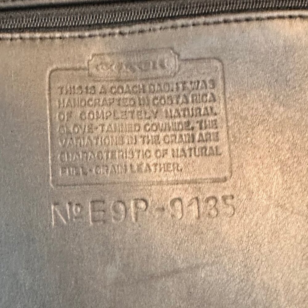 Coach “Slim Hippie Flap” black leather Crossbody in EVC VINTAGE RESTORED - Picture 2 of 12